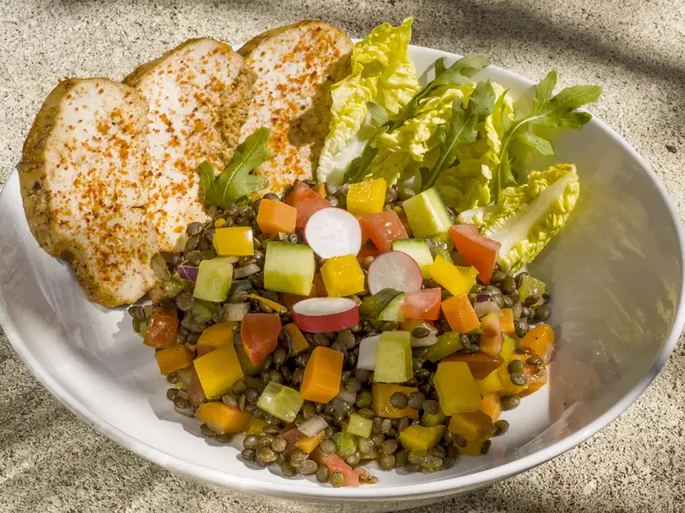 Meals for groups on terrace